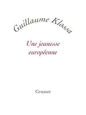 cover image of Une jeunesse européenne